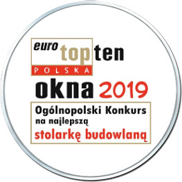 Nagroda dla firmy Krispol - Topten Okna 2019